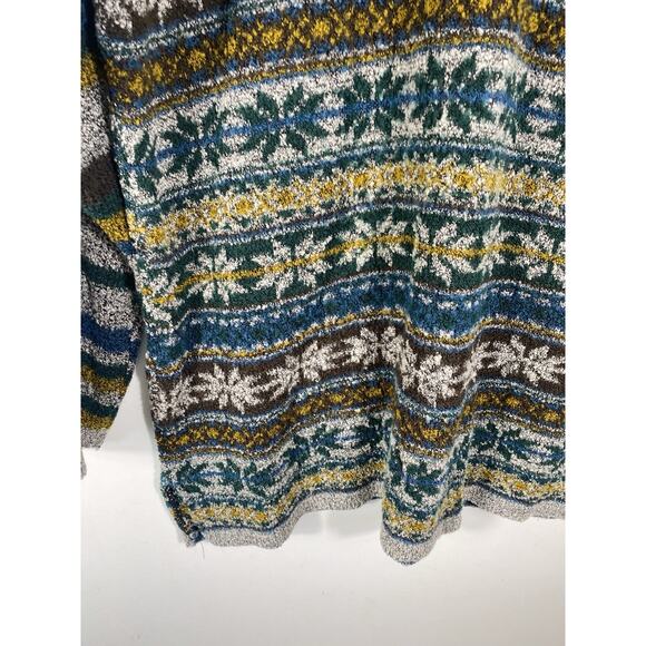The Avenue Sweater Size 1X Womens Nordic Fair Isle Tunic Womens Cabincore Ski - Picture 6 of 16